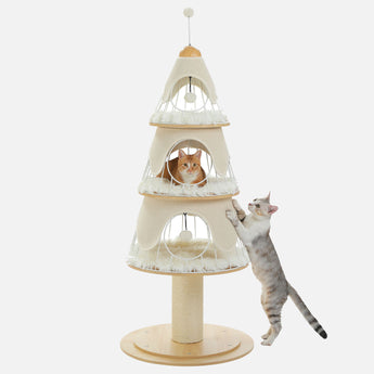 Christmas tree design cat tree