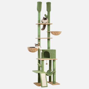 DoubleTower ceiling cat tree