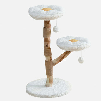 PureWood Flower wooden cat tree