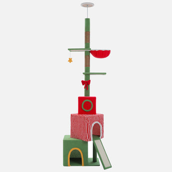 ChristmasTower ceiling cat tree