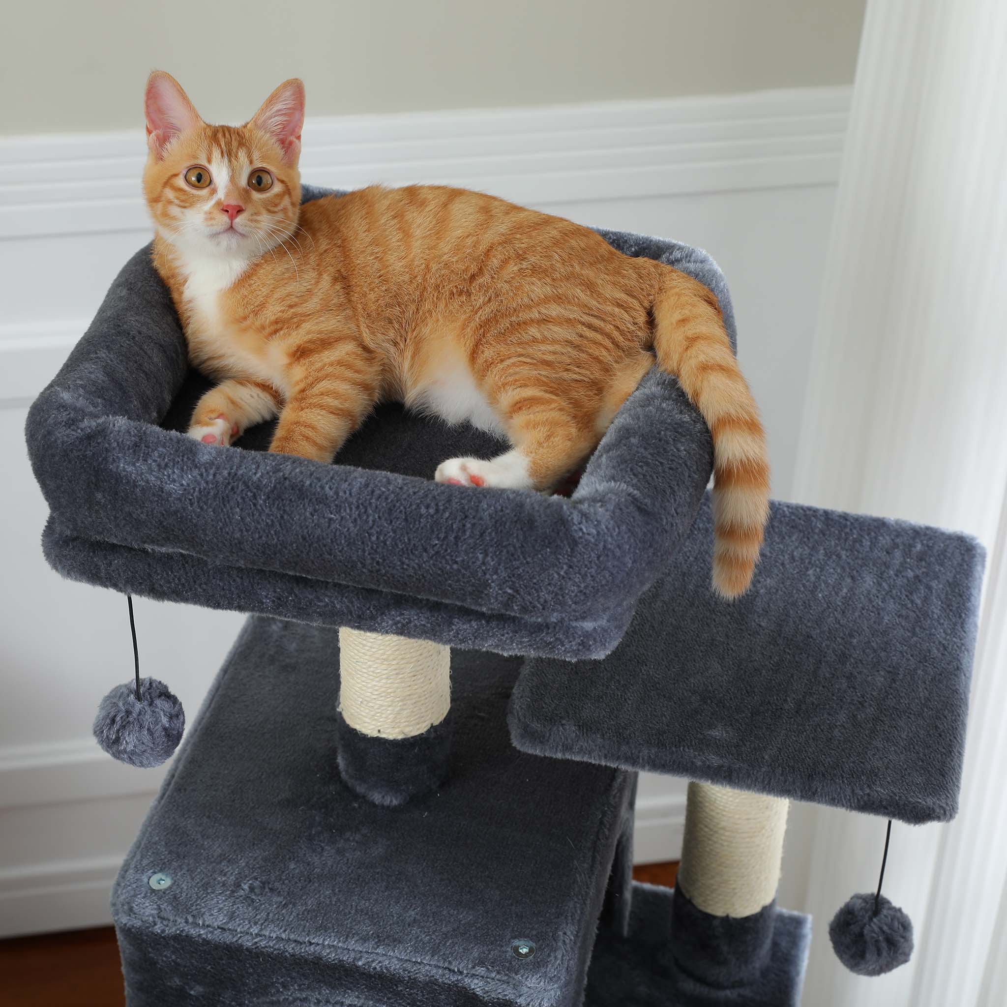 Krabpaal voor katten, krabpaal voor katten, karton, gegolfd, 2-in-1, alle zijden gebruiken krabpad voor binnenkatten (A Krabpaal voor katten, krabpaal voor katten, karton, gegolfd, 2-in-1, alle zijden gebruiken krabpad voor binnenkatten (A