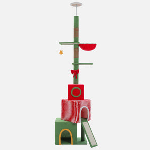 ChristmasTower ceiling cat tree