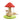 Mushroom small scratching post